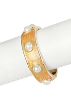Load image into Gallery viewer, Pearl Embellished Bangle Brace