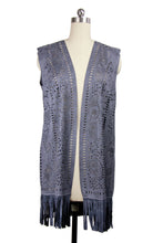 Load image into Gallery viewer, Suede Long Vest