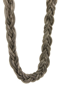 Braided Chain- Silver