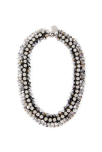 Load image into Gallery viewer, Beaded Cluster Collar Necklace