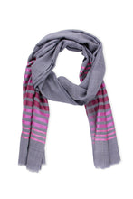 Load image into Gallery viewer, Metallic Striped Scarf