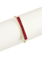 Load image into Gallery viewer, Dainty Crystal Bar Bracelet