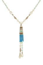 Load image into Gallery viewer, Chandelier Long Tassel Necklac