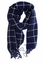 Load image into Gallery viewer, Stitched Plaid Scarf