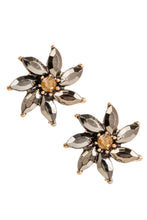 Load image into Gallery viewer, Crystal Flower Earring