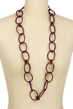 Load image into Gallery viewer, Beaded Linked Circle Drop Neck