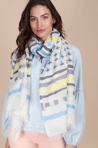 Crossing Paths Striped Scarf
