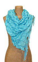 Load image into Gallery viewer, Romantic Ruffles Fringed Scarf