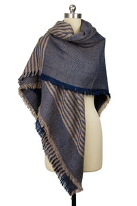 Galway Oversized Striped Scarf