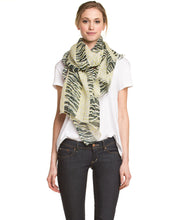 Load image into Gallery viewer, Zebra Striped Scarf
