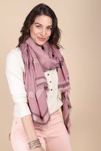 Load image into Gallery viewer, Multi Geometric Striped Scarf