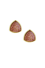 Load image into Gallery viewer, Pyramid Druzy Earring