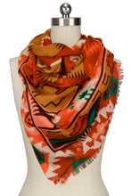 Load image into Gallery viewer, Ikat Printed Wrap Scarf
