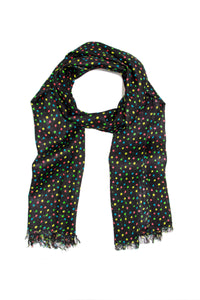Colored Polka Dotted Scarf