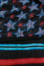 Load image into Gallery viewer, Starry Striped Scarf